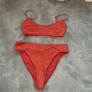 Women's Red Bikini Set